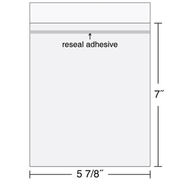 Protective clear poly sleeves to go